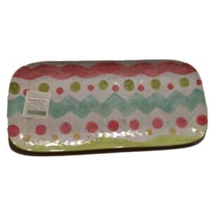 Cotton & Co. Melamine Spring Collection Rectangular 15 inch Platter